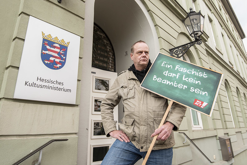 Ulf Berner fordert auf WeAct: Der Faschist Björn Höcke darf kein Beamter sein!