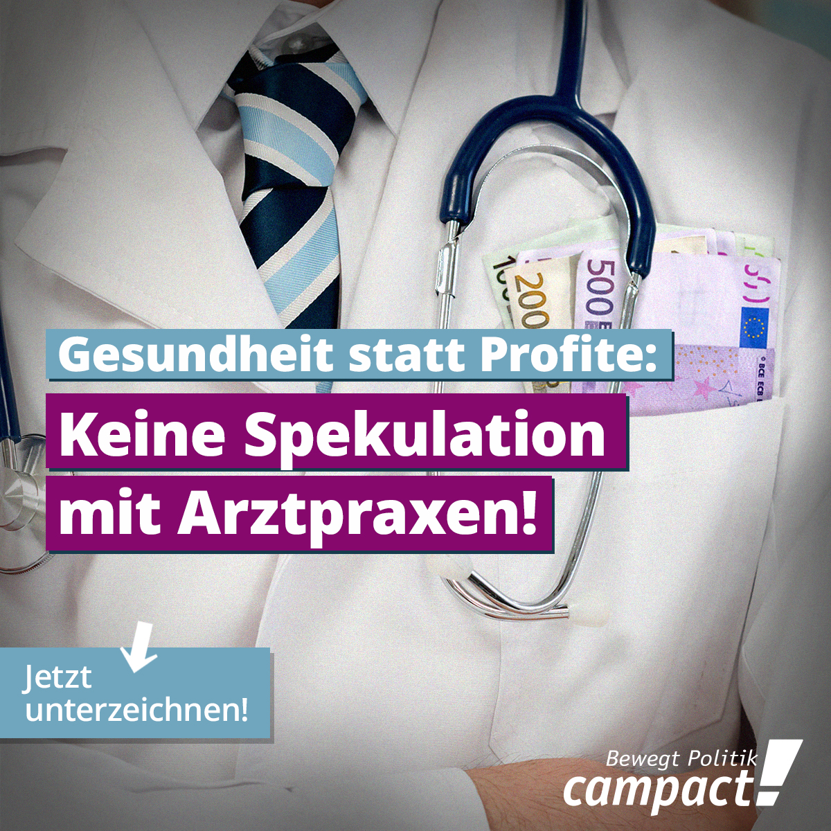 Keine Spekulation mit Arztpraxen! Campact Blog