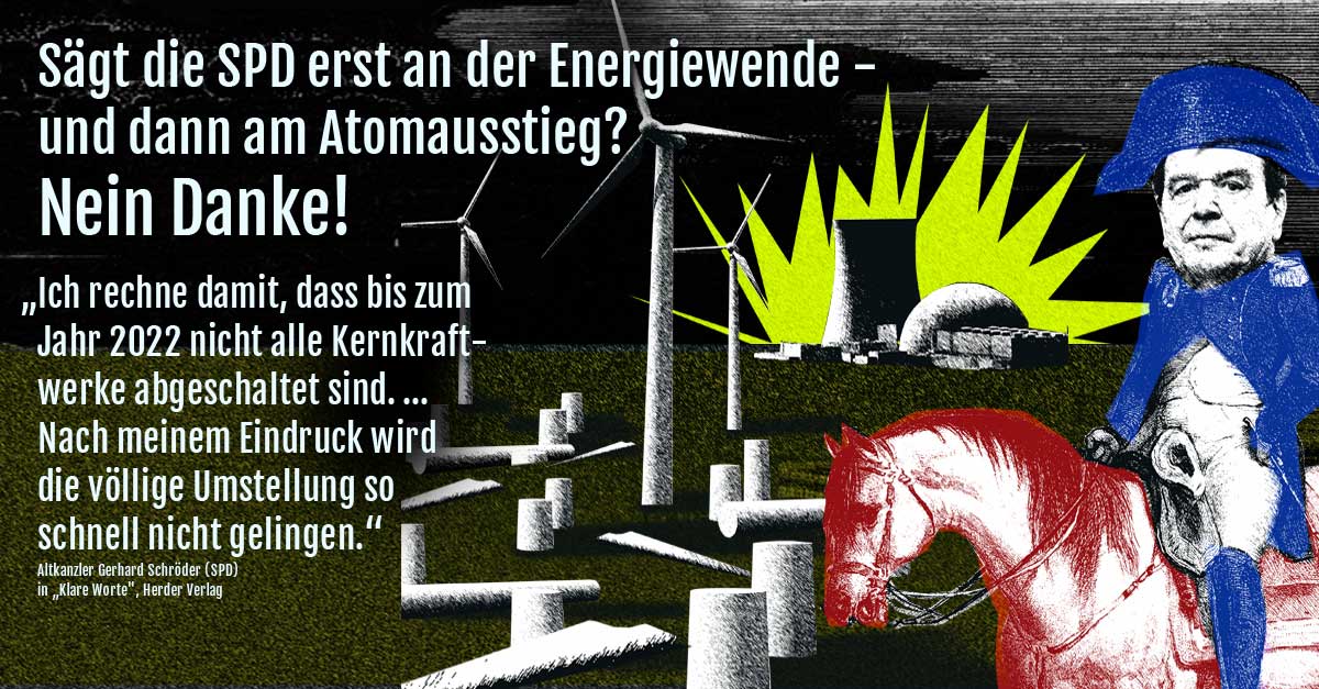 Altkanzler Schröder und die Energiewende