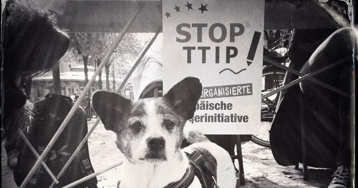 Unterschriftenaktion für die Europäische Bürgerinitiative gegen TTIP und CETA