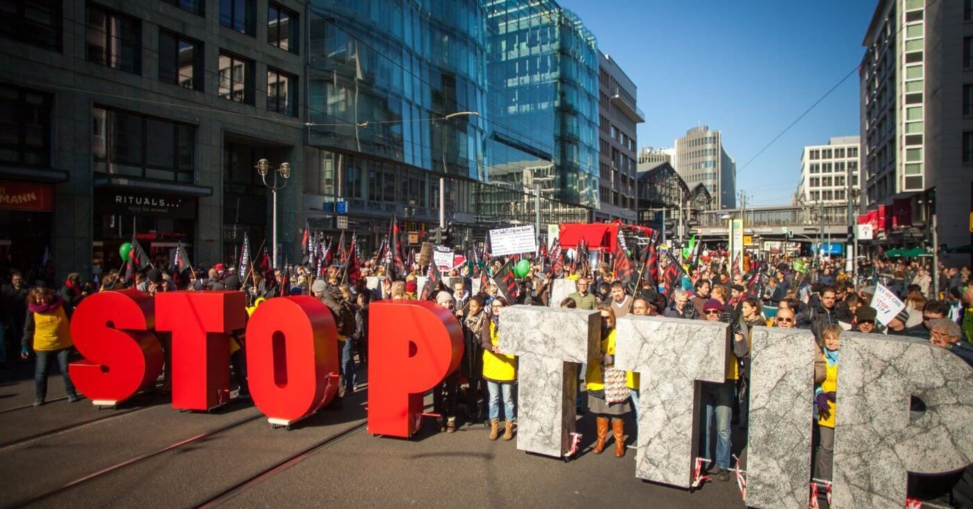 Demo gegen TTIP
