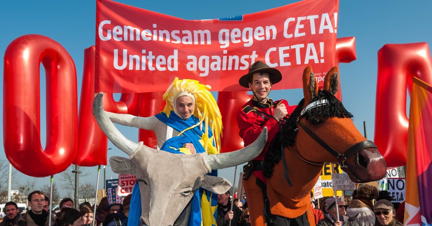 CETA stoppen. Demonstration in Straßburg / Fotos von Mirko Milovanovic / Campact Frei zur Nicht-Kommerziellen Nutzung (siehe creative commons-Lizenz)