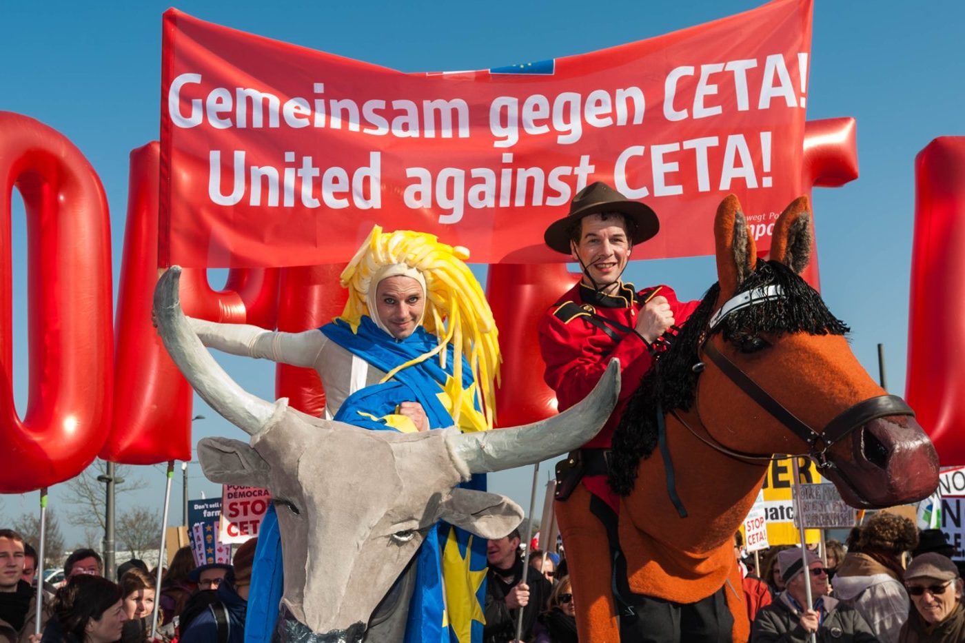 CETA stoppen. Demonstration in Straßburg / Campact e.V. [CC BY-ND 2.0]