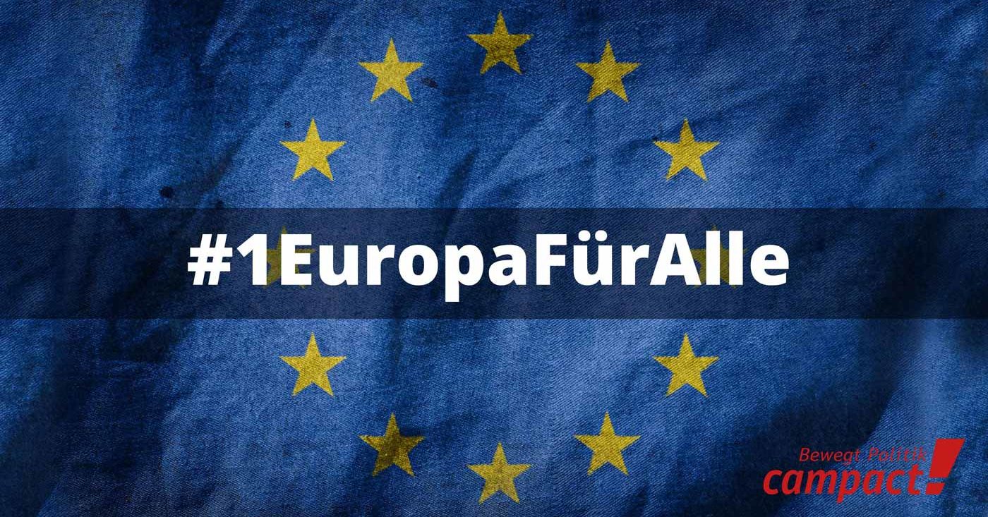 Für ein Europa für alle. Am 26. Mai ist Europawahl.