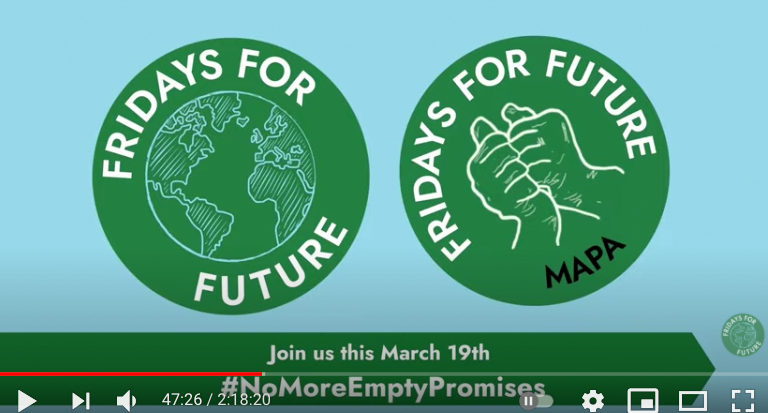 YouTube-Screenshot: Weltweiter Klimastreik: Hier Livestream ansehen