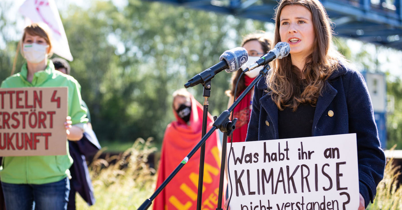 Luisa Neubauer von Fridays for Future ruft auf: Kommt alle zum Klimastreik am 24. September! Die Bundestagswahl am 26. ist eine wichtige Wahl, bei der allen klar sein muss: Klima ist das Thema Nummer 1!