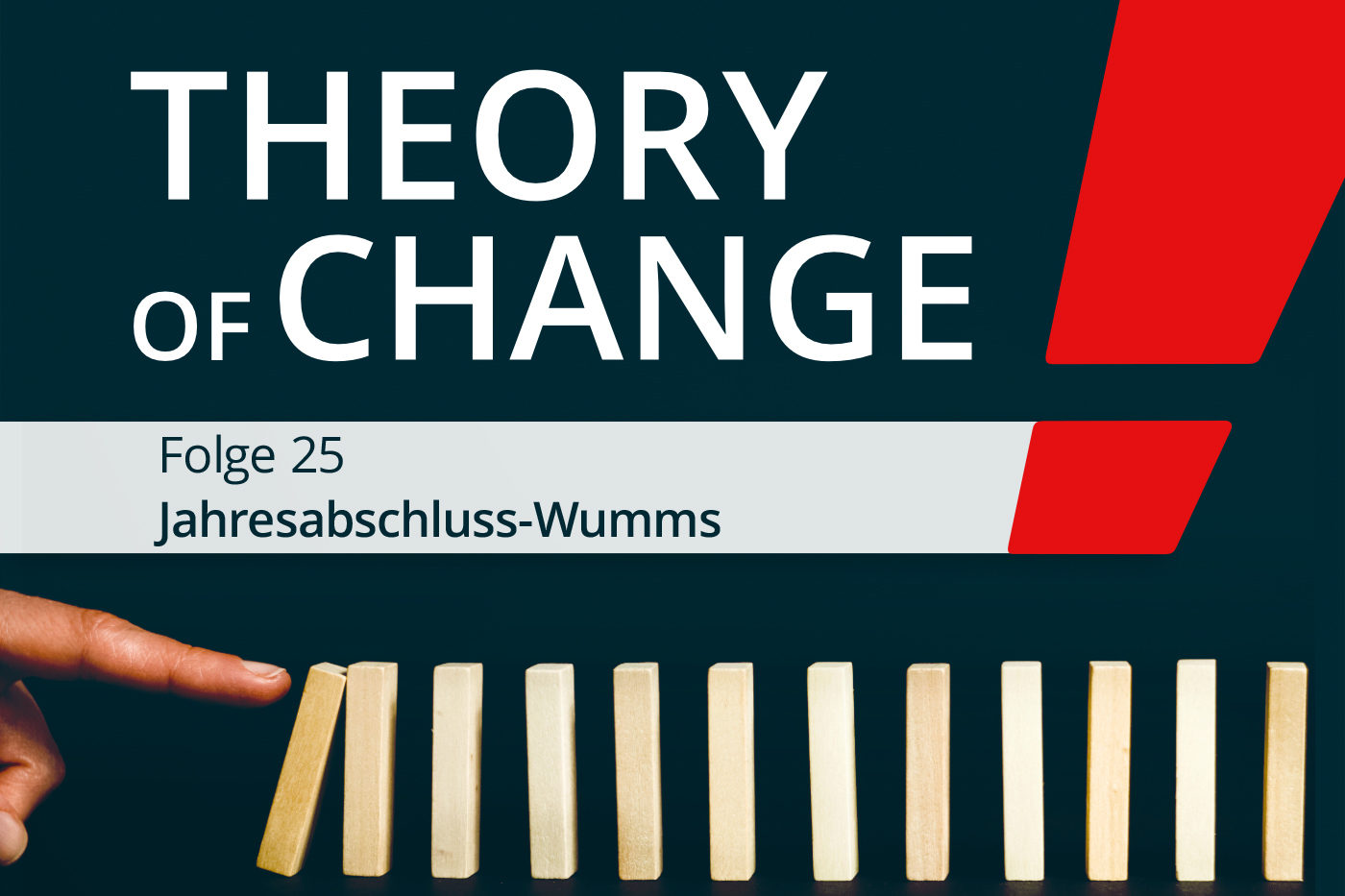 Das Bild zeigt die Titel-Grafik des Campact-Podcast "Theory of Change".