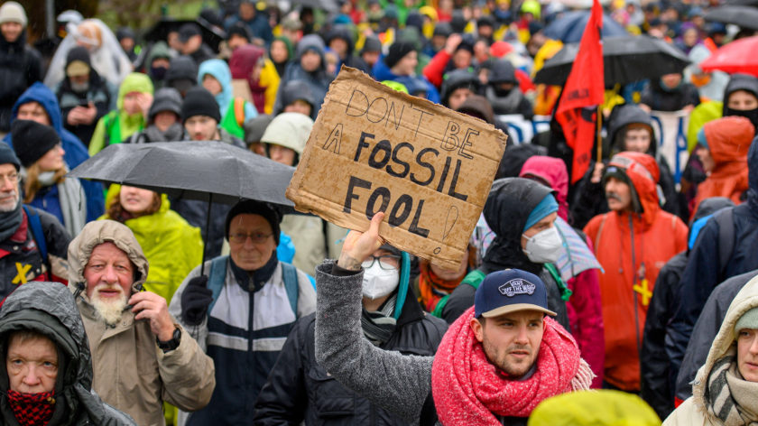 35.000 Menschen in Lützerath fordern konsequenten Klimaschutz