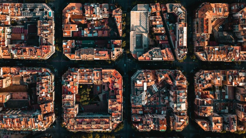 Aufnahme von Stadtgebäuden: Wie sieht die Stadt der Zukunft aus