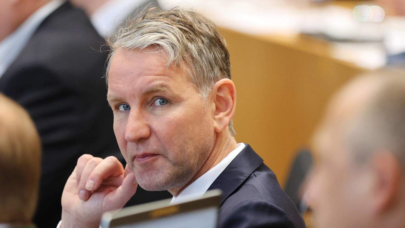 Björn Höcke (AfD) im Thüringer Landtag.