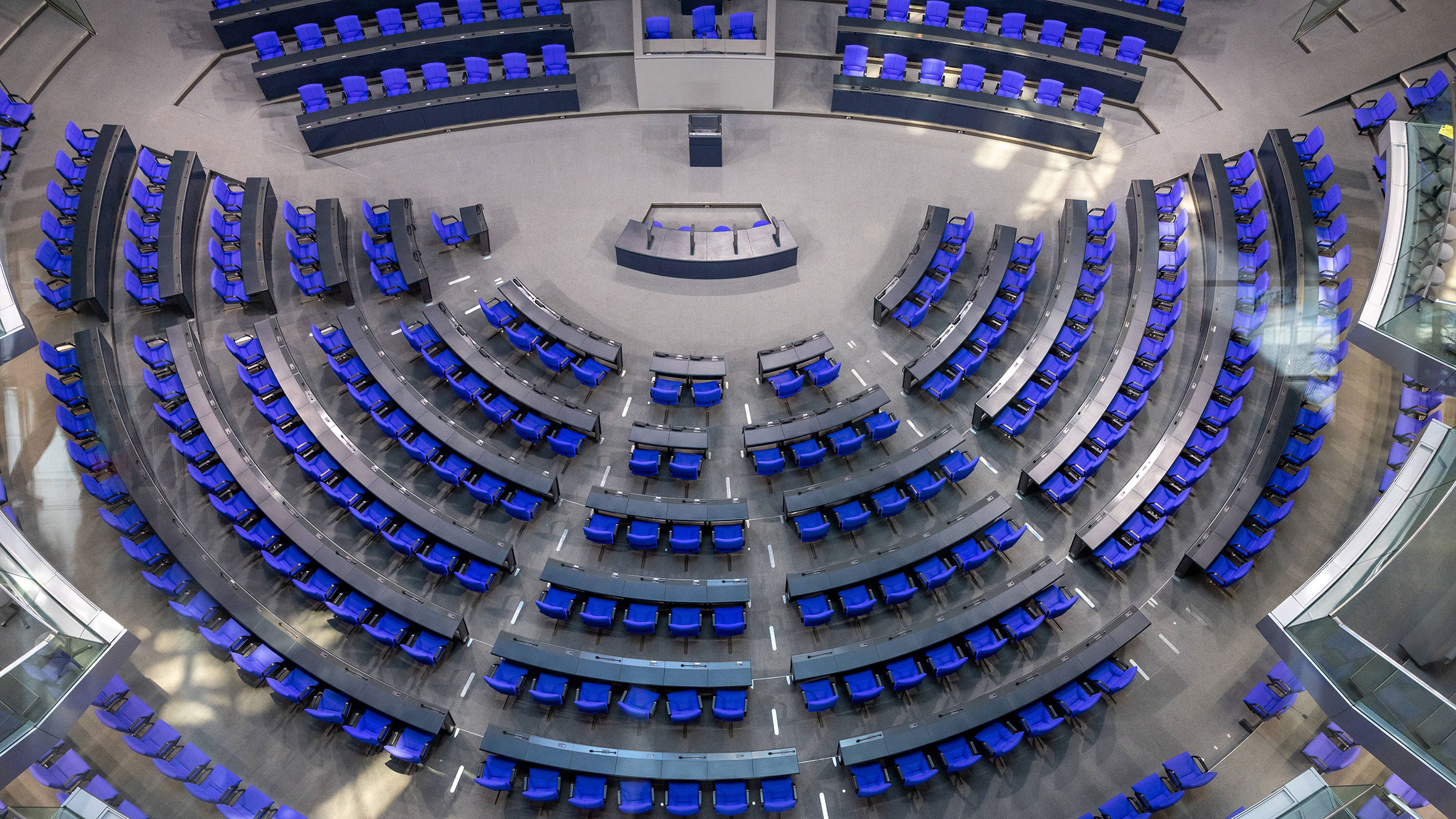 Plenarsaal im Bundestag